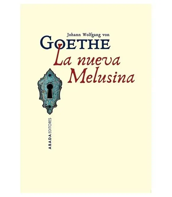Portada de «La nueva Melusina», de Johann Wolfgang von Goethe