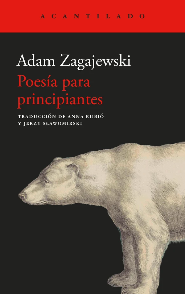 Portada de «Poesía para principiantes», de Adam Zagajewski