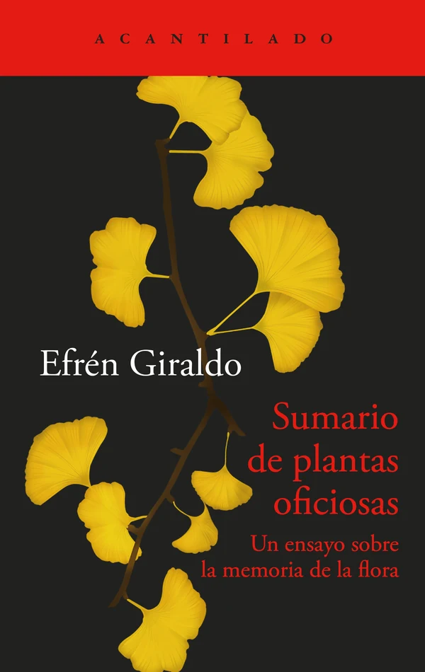 Portada de «Sumario de plantas oficiosas», de Efrén Giraldo