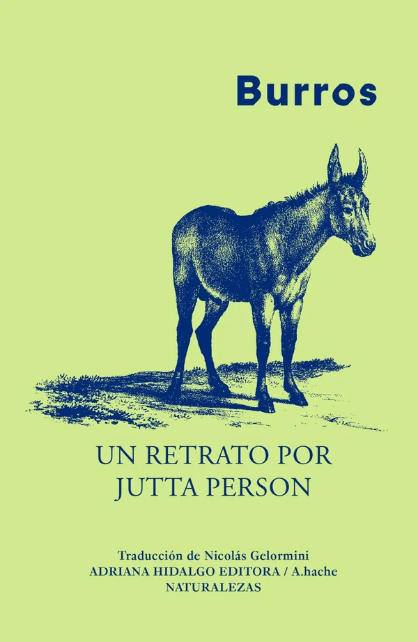 Portada de «Burros», de Jutta Person