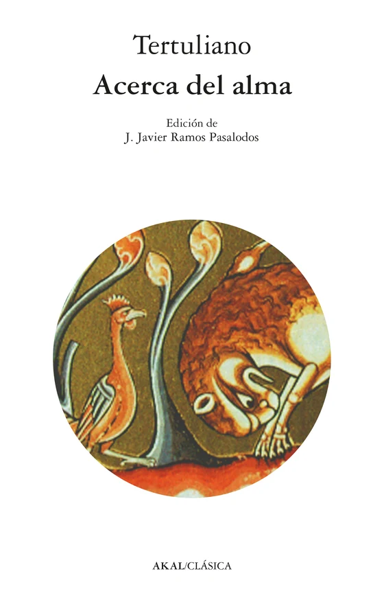 Portada de «Acerca del alma», de Tertuliano