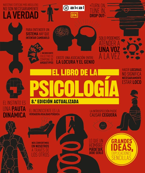 Portada de «El libro de la Psicología. 8ª edición actualizada», de AA.VV.