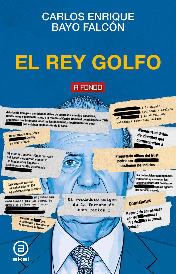 Portada de «El rey golfo», de Carlos Enrique Bayo Falcón