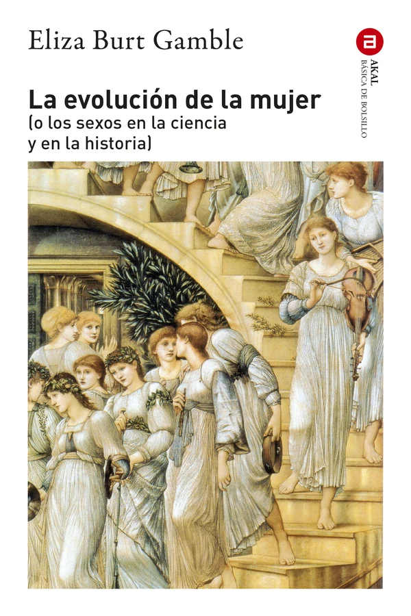 Portada de «La evolución de la mujer (o los sexos en la ciencia y en la historia). Una investigación sobre el dogma de la inferioridad de la mujer», de Eliza Burt Gamble