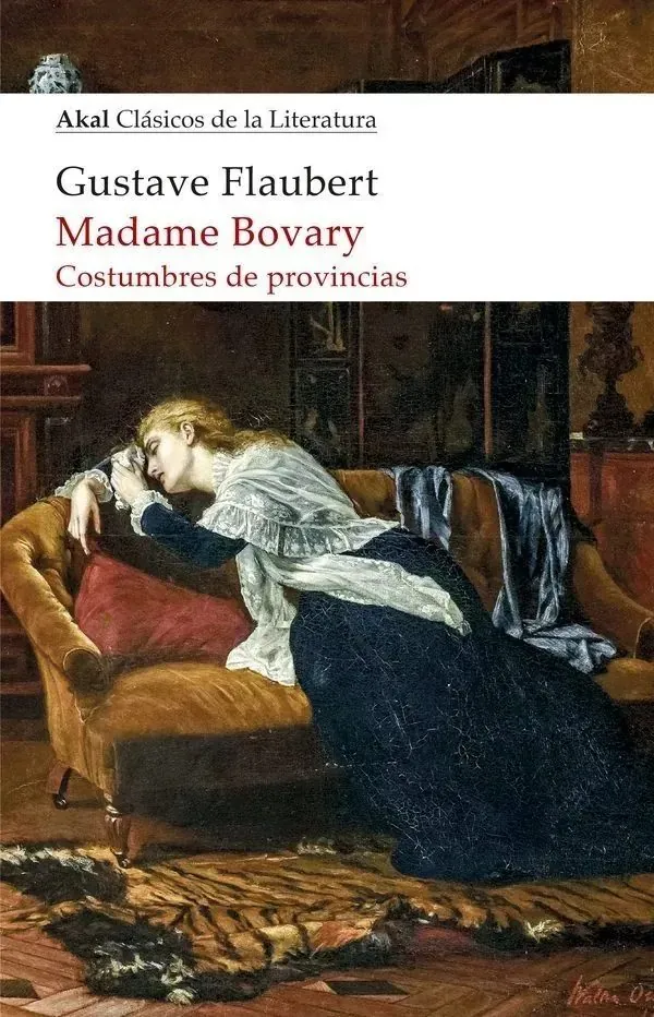 Portada de «Madame Bovary. Costumbres de provincias», de Gustave Flaubert
