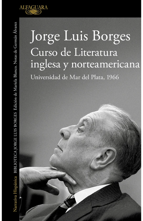 Portada de «Curso de Literatura inglesa y norteamericana», de Jorge Luis Borges