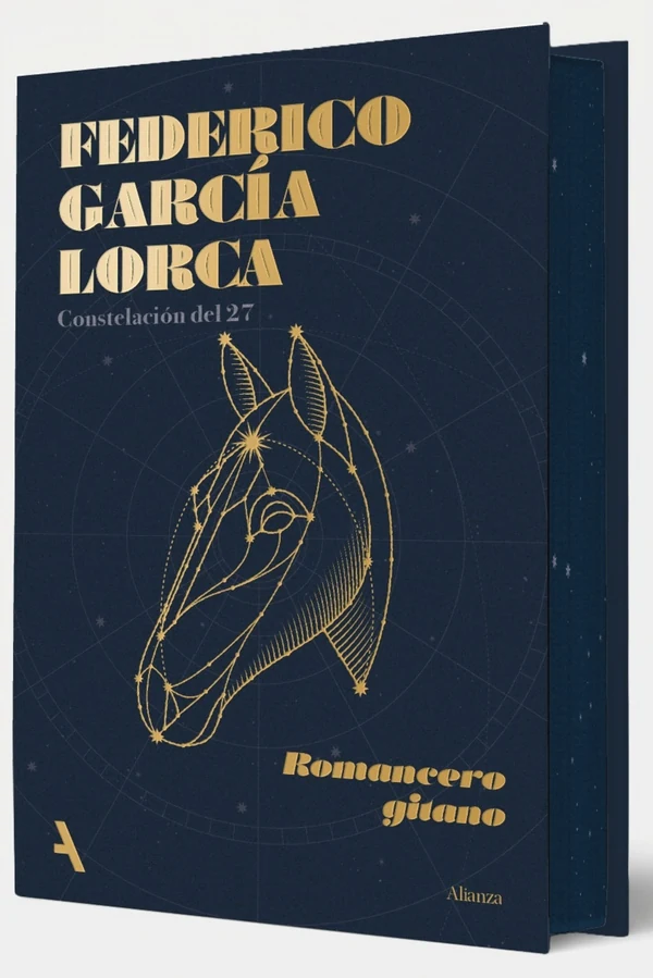 Portada de «Romancero gitano», de Federico García Lorca