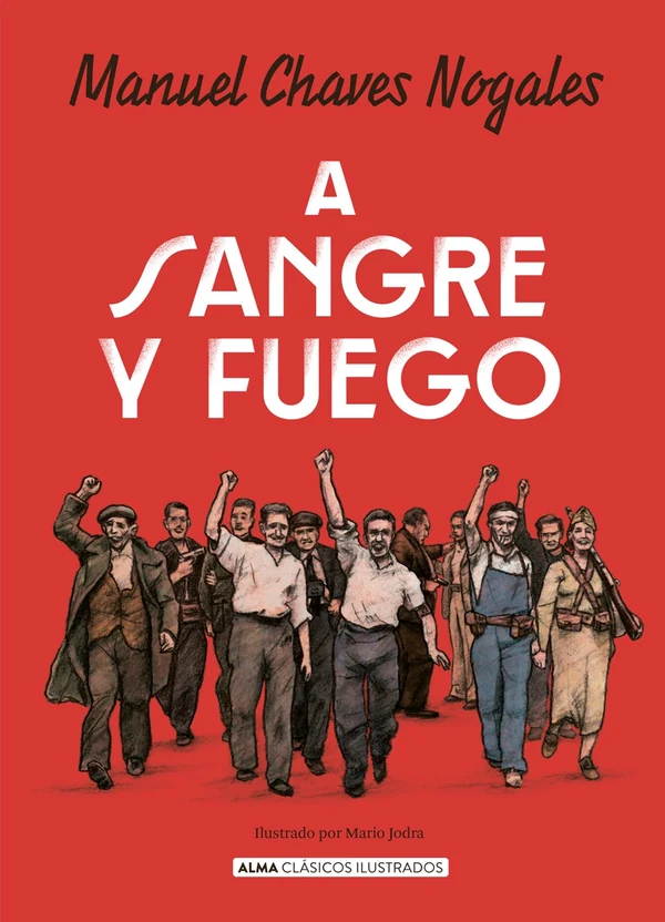 Portada de «A sangre y fuego», de Manuel Chaves Nogales
