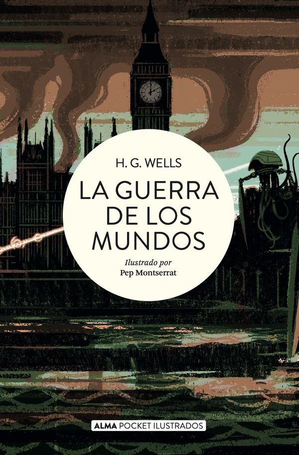 Portada de «La guerra de los mundos (Pocket)», de H. G. Wells