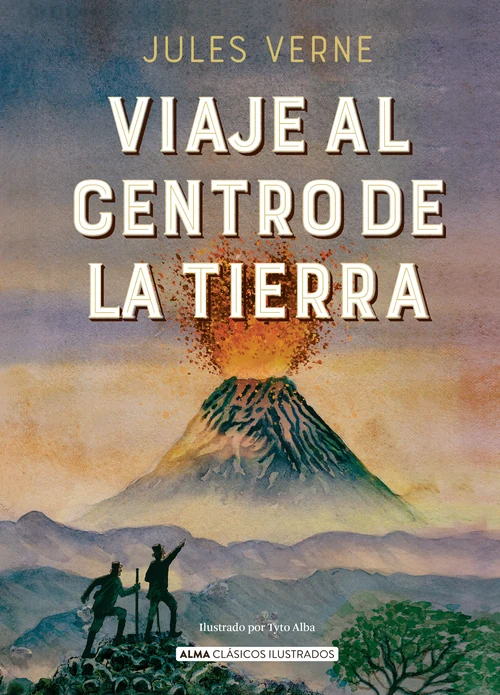 Portada de «Viaje al centro de la Tierra», de Julio Verne