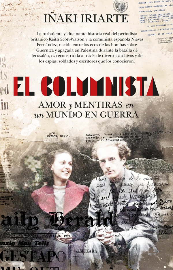 Portada de «El columnista», de Iñaki Iriarte López