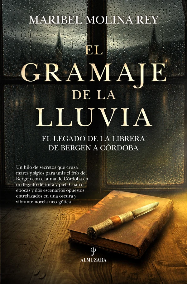 Portada de «El gramaje de la lluvia», de Maribel Molina Rey