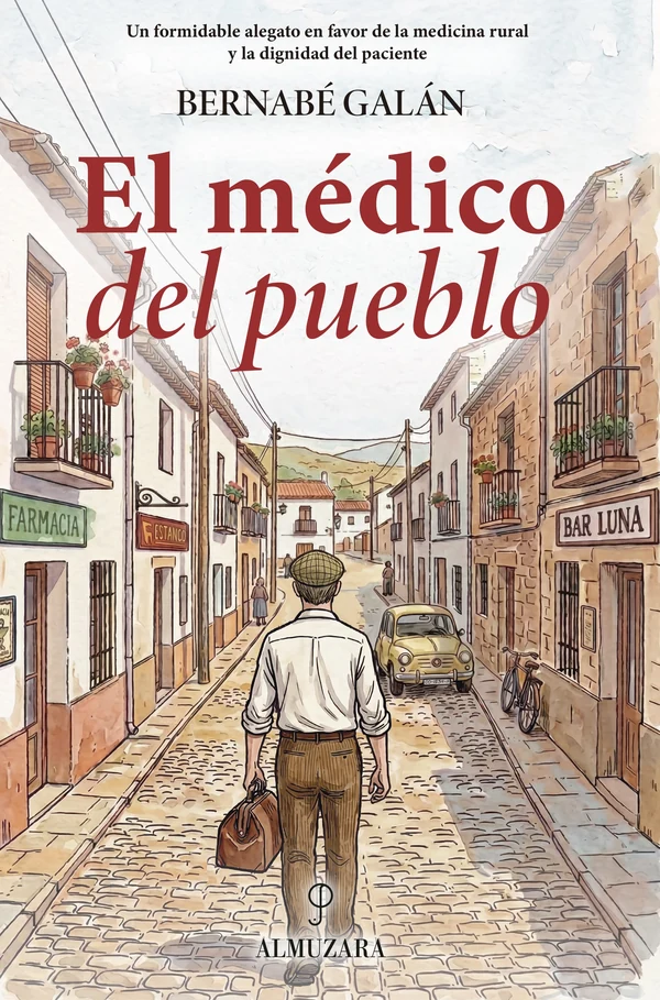Portada de «El médico del pueblo», de Bernabé Galán
