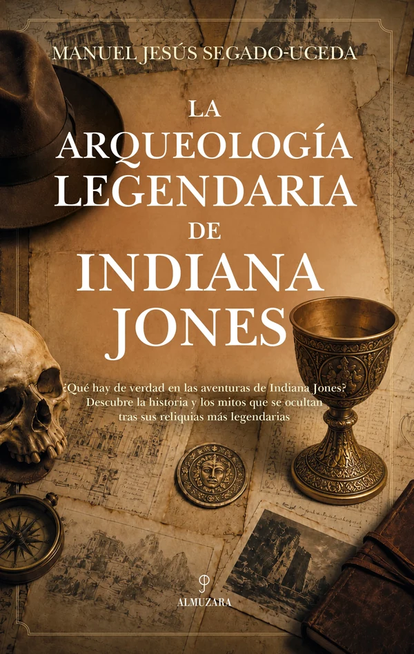 Portada de «La arqueología legendaria de Indiana Jones», de Manuel Jesús Segado-Uceda