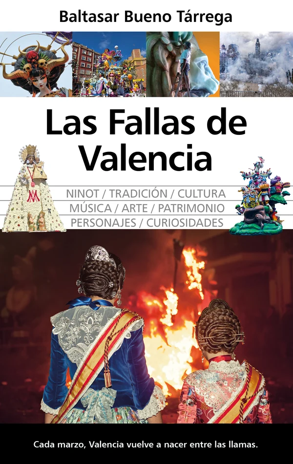 Portada de «Las Fallas de Valencia», de Baltasar Bueno Tárrega