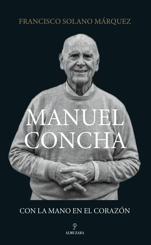 Portada de «Manuel Concha, con la mano en el corazón», de Francisco Solano Márquez