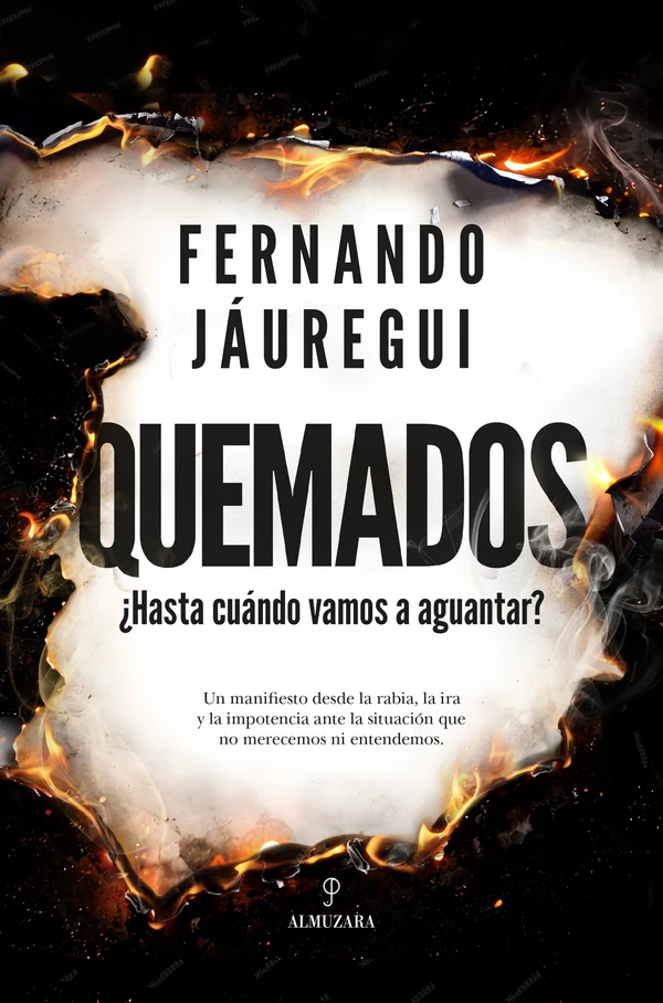 Portada de «Quemados», de Fernando Jáuregui