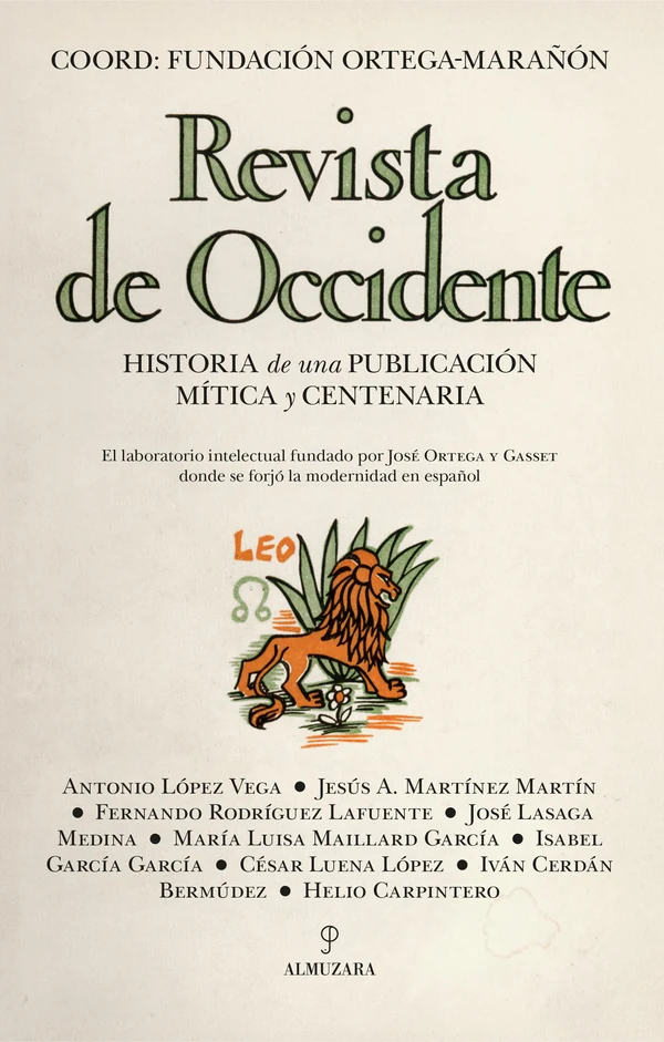 Portada de «Revista de Occidente», de CEOE Fundación Ortega-Marañón
