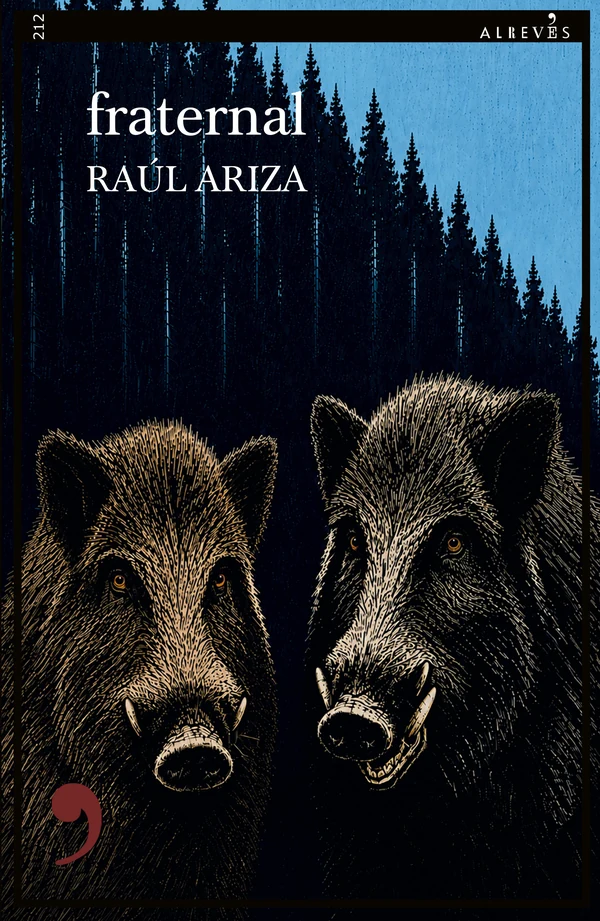 Portada de «fraternal», de Raúl Ariza