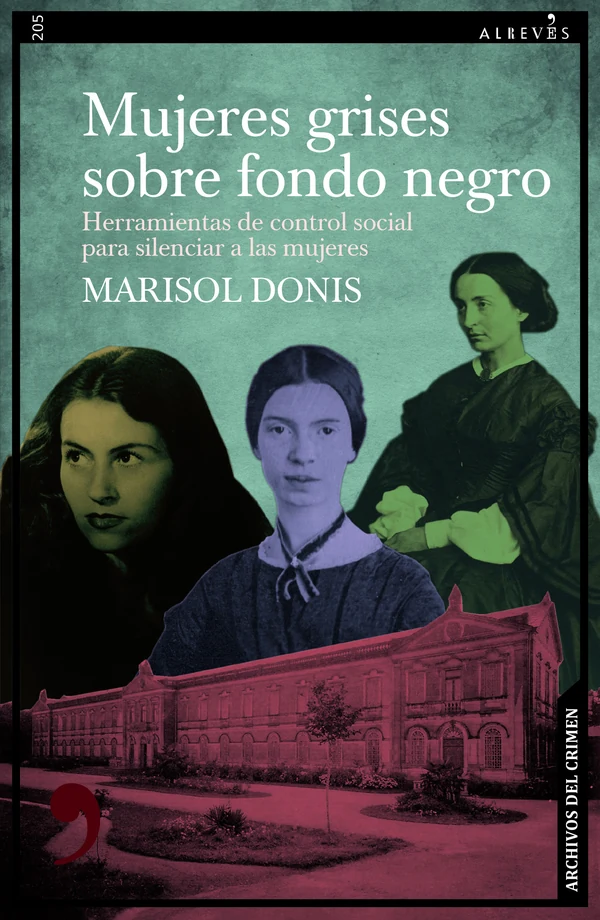 Portada de «Mujeres grises sobre fondo negro», de Marisol Donis