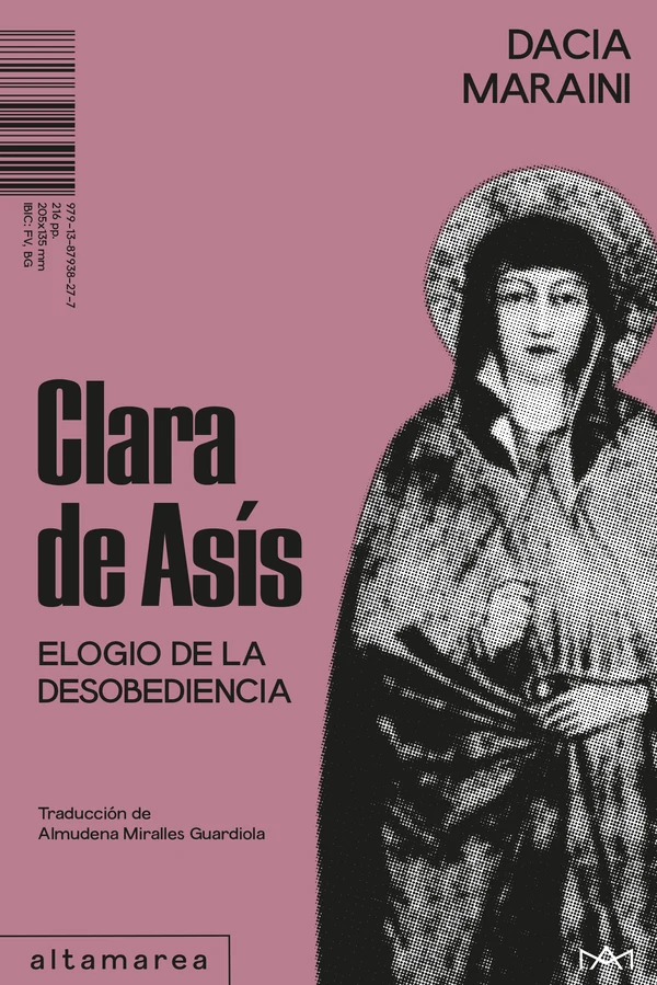 Portada de «Clara de Asís», de Dacia Maraini