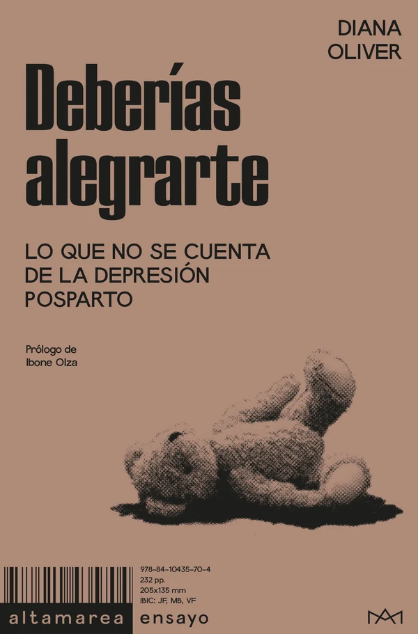 Portada de «Deberías alegrarte», de Diana Oliver