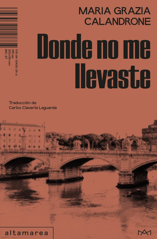 Portada de «Donde no me llevaste», de Maria Grazia Calandrone