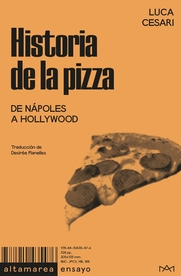 Portada de «Historia de la pizza», de Luca Cesari