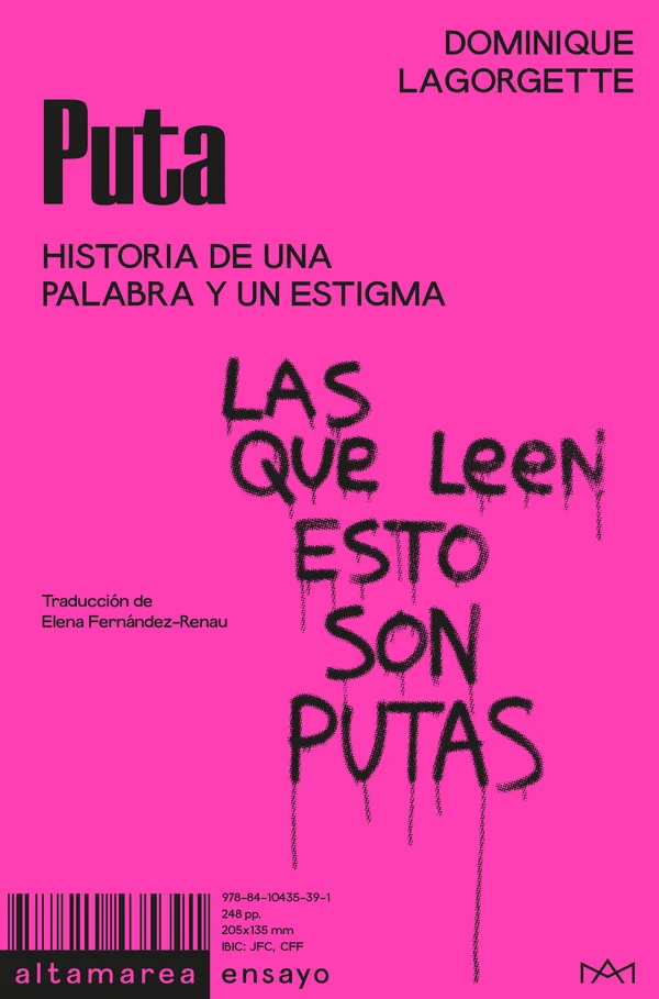 Portada de «Puta», de Dominique Lagorgette