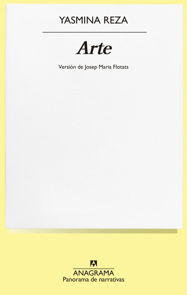Portada de «Arte», de Yasmina Reza