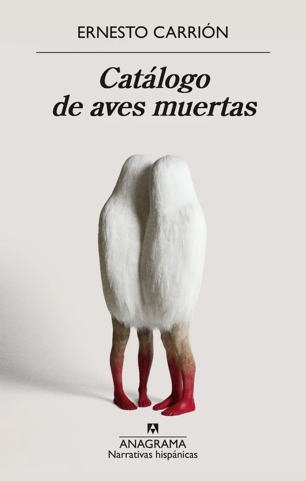 Portada de «Catálogo de aves muertas», de Ernesto Carrión