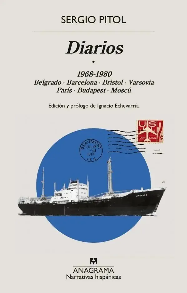 Portada de «Diarios 1968-1980», de Sergio Pitol