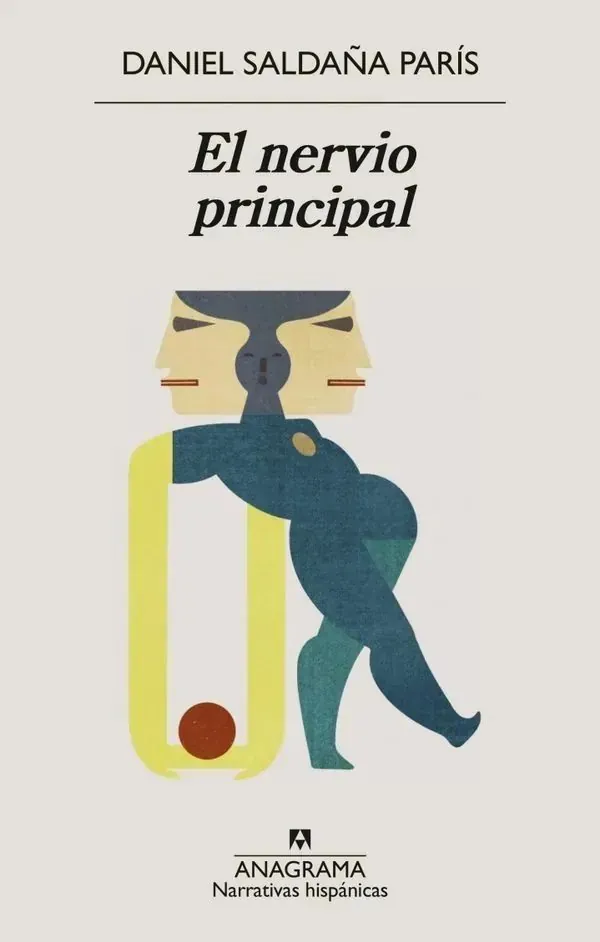 Portada de «El nervio principal», de Daniel Saldaña París