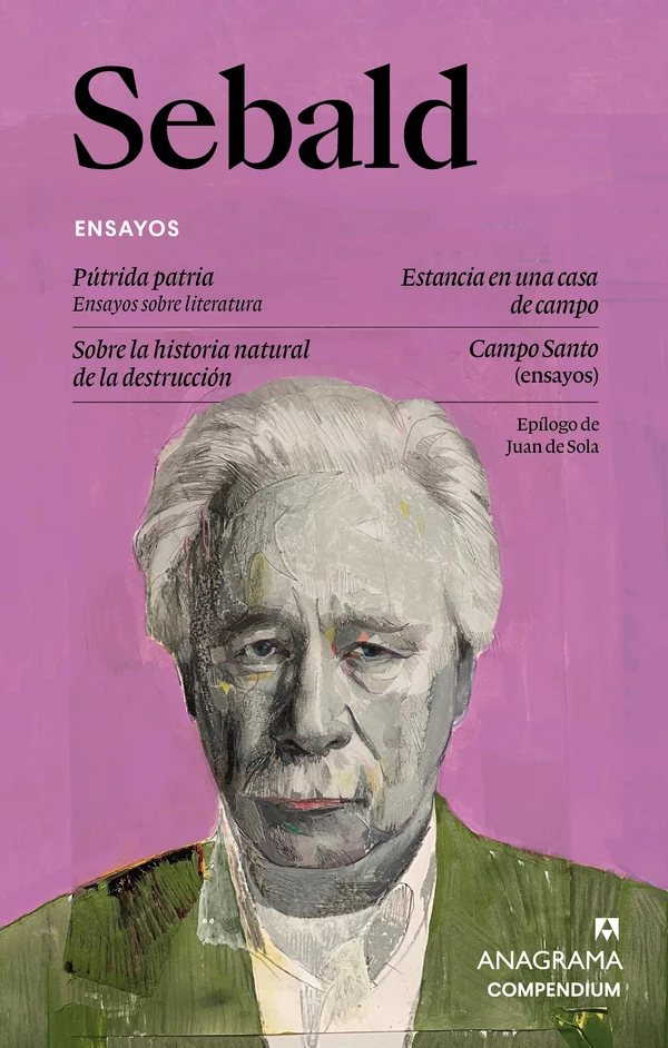 Portada de «Ensayos», de W. G. Sebald