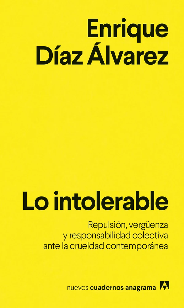 Portada de «Lo intolerable», de Enrique Díaz Álvarez
