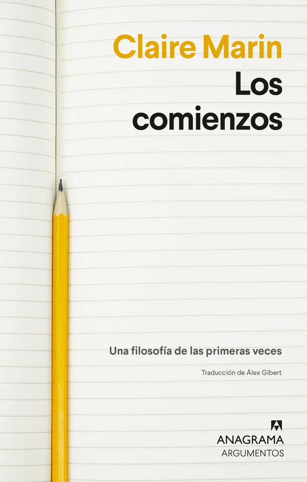 Portada de «Los comienzos», de Claire Marin