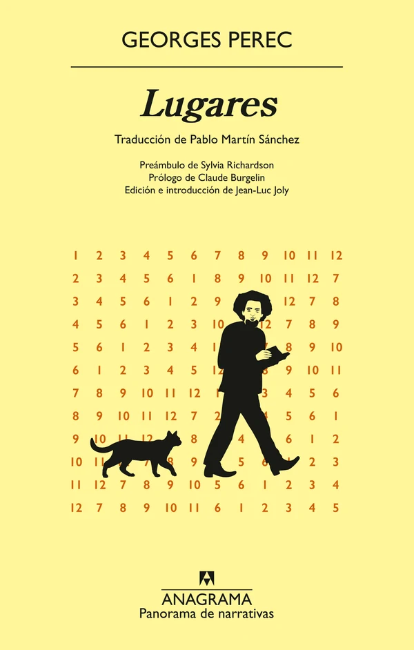 Portada de «Lugares», de Georges Perec