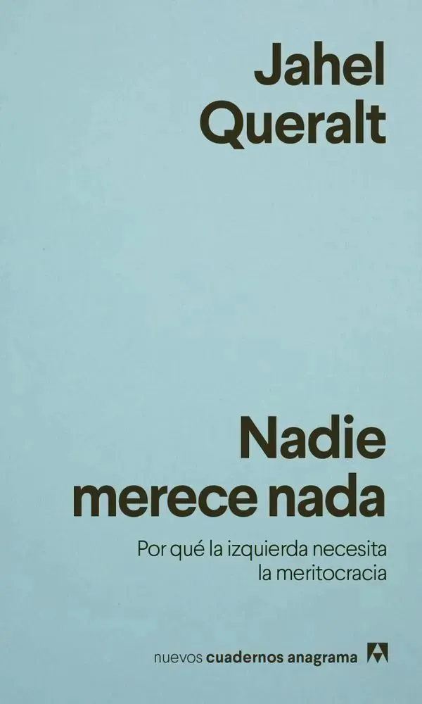 Portada de «Nadie merece nada», de Jahel Queralt