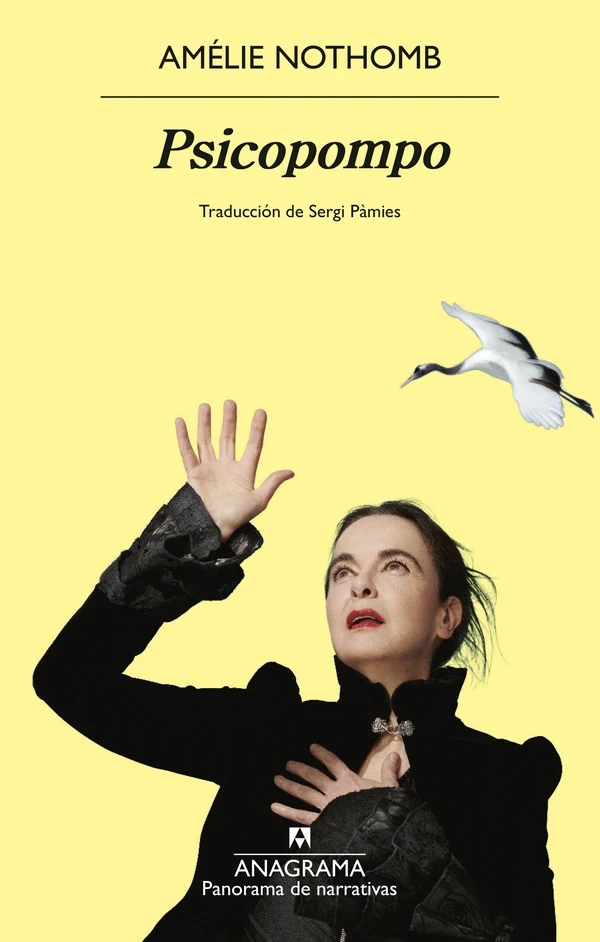 Portada de «Psicopompo», de Amélie Nothomb