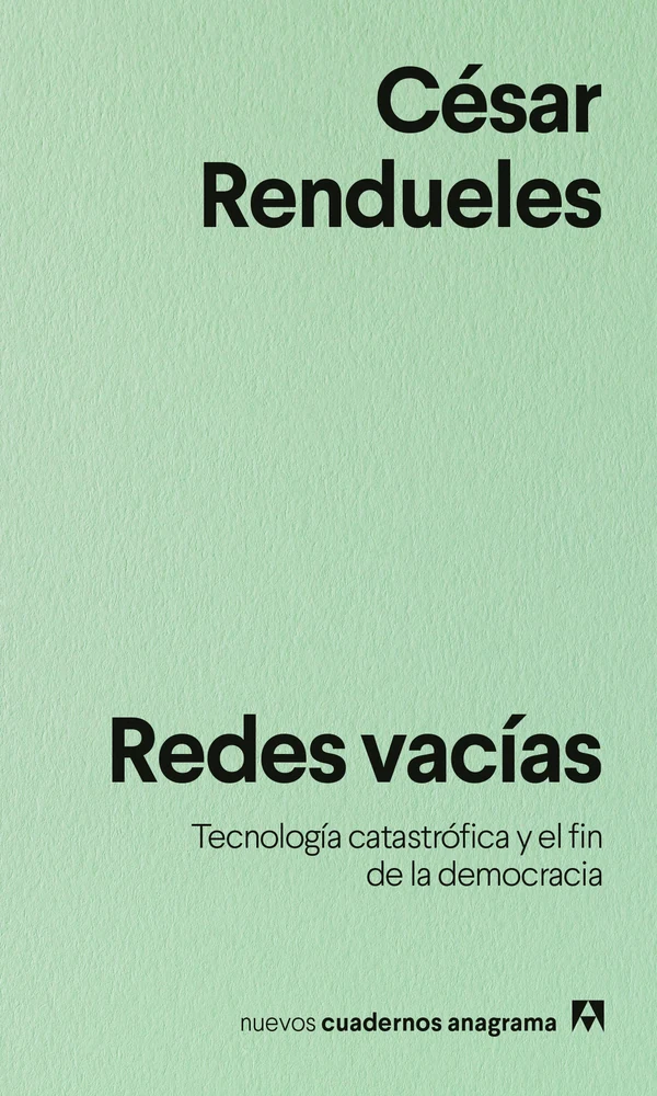 Portada de «Redes vacías», de César Rendueles