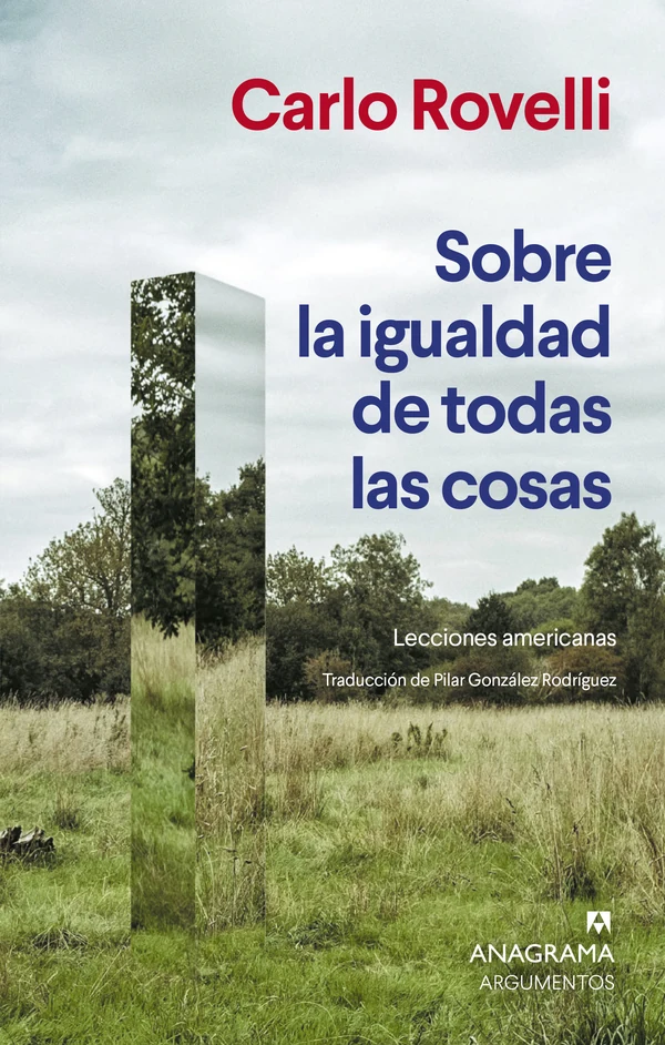 Portada de «Sobre la igualdad de todas las cosas», de Carlo Rovelli