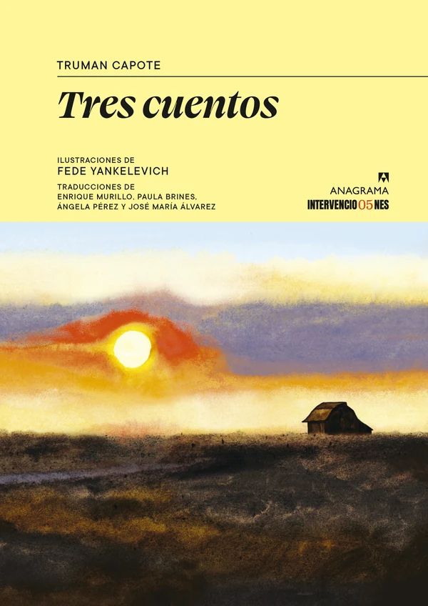 Portada de «Tres cuentos», de Truman Capote, Fede Yankelevich