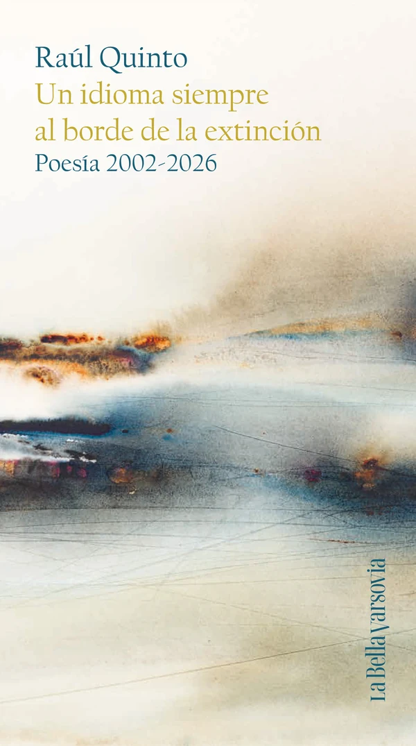 Portada de «Un idioma siempre al borde de la extinción», de Raúl Quinto