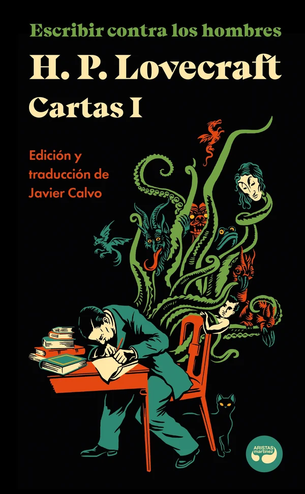 Portada de «Escribir contra los hombres. Cartas I», de H. P. Lovecraft
