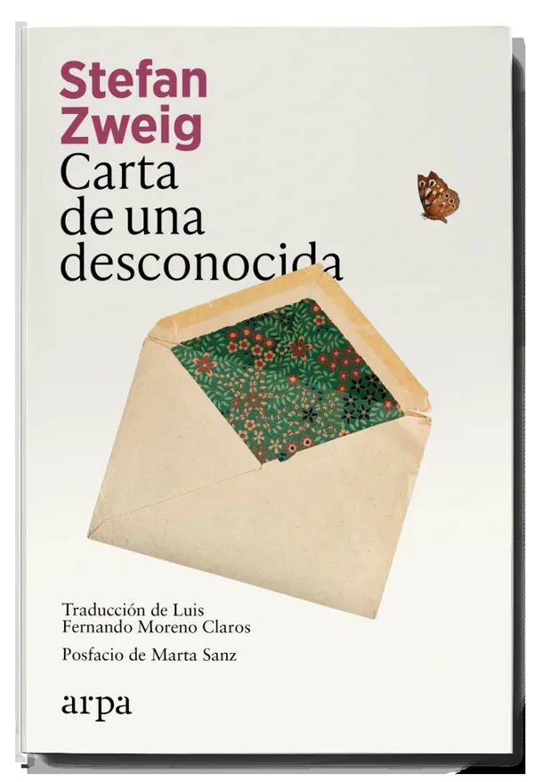 Portada de «Carta de una desconocida», de Stefan Zweig
