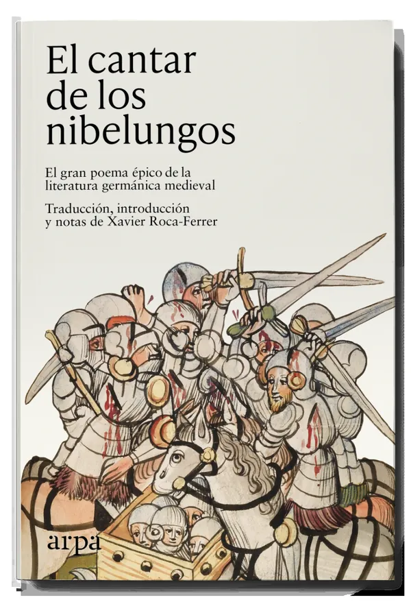 Portada de «El cantar de los nibelungos», de Anónimo