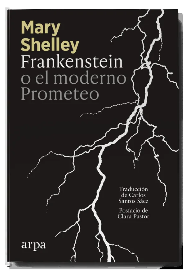 Portada de «Frankenstein», de Mary Shelley