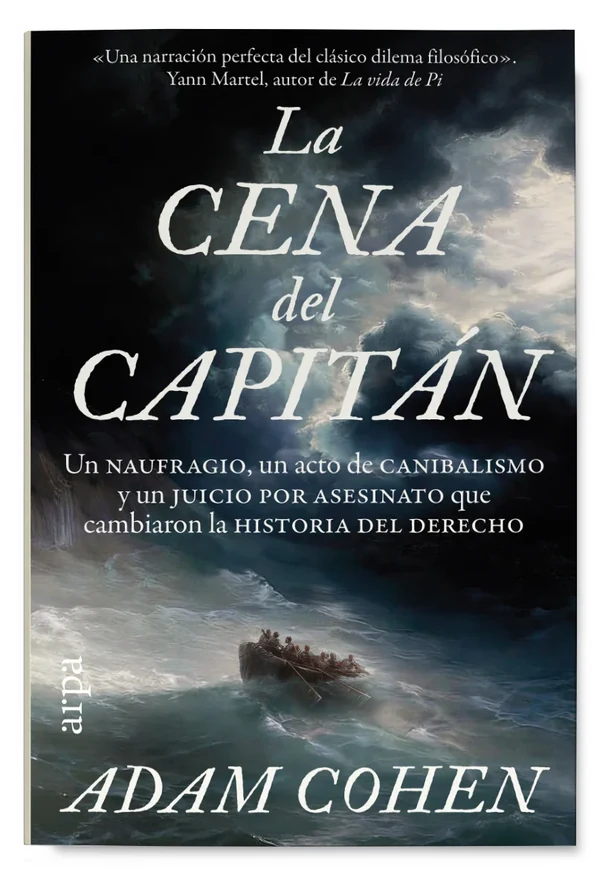 Portada de «La cena del capitán», de Adam Cohen