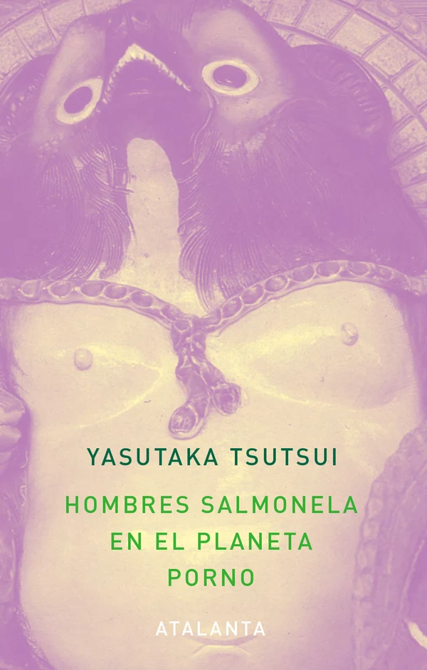 Portada de «Hombres salmonela en el planeta Porno», de Yasutaka Tsutsui