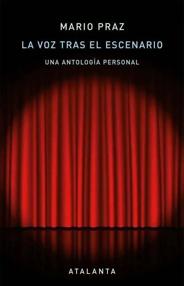 Portada de «La voz tras el escenario», de Mario Praz
